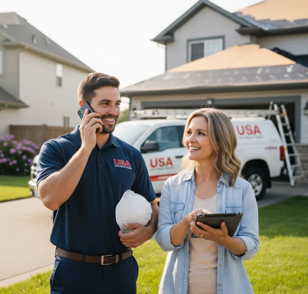 USA Roof Repair Experts customer support in West Point